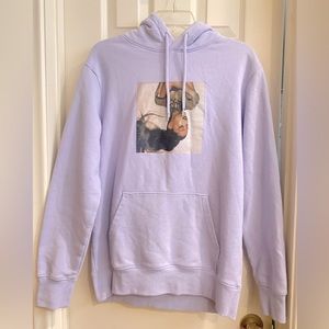 Women’s M Lavender Ariana Grande “thank u, next” Hoodie H&M